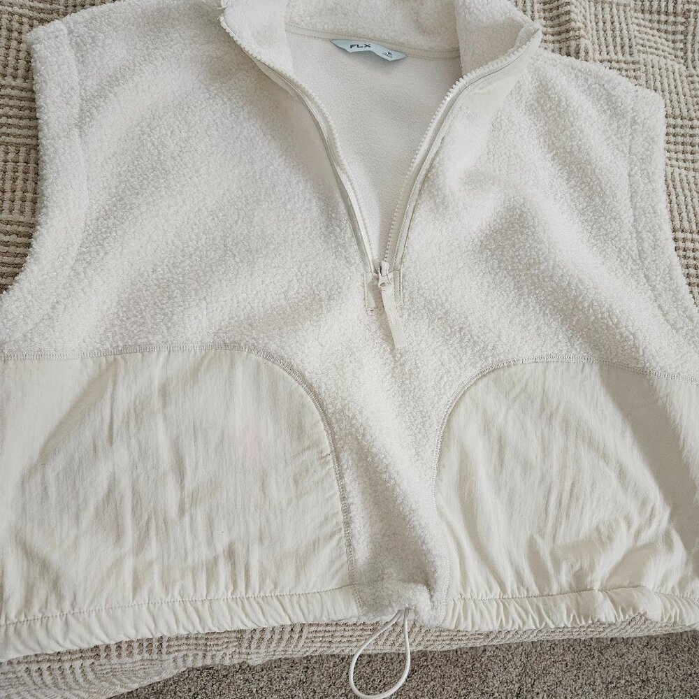Womens FLX Cropped Sweatshirt Vest